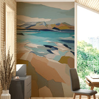 Easy install coastal wallpaper

