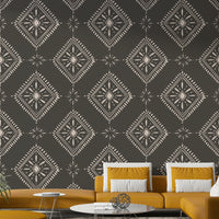 Living room textured wallpaper

