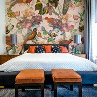 Colorful abstract mural bringing energy and fun to your space.

