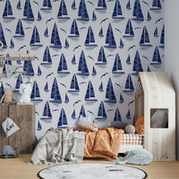 Easy install coastal wallpaper

