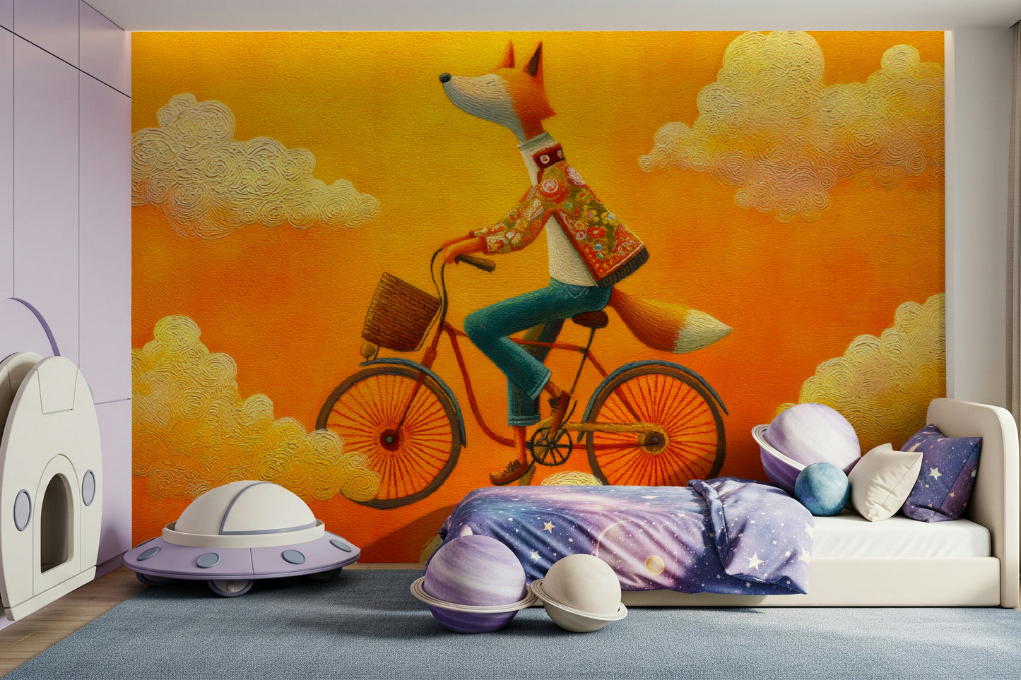 Fox's Aerial Adventure Wall Mural