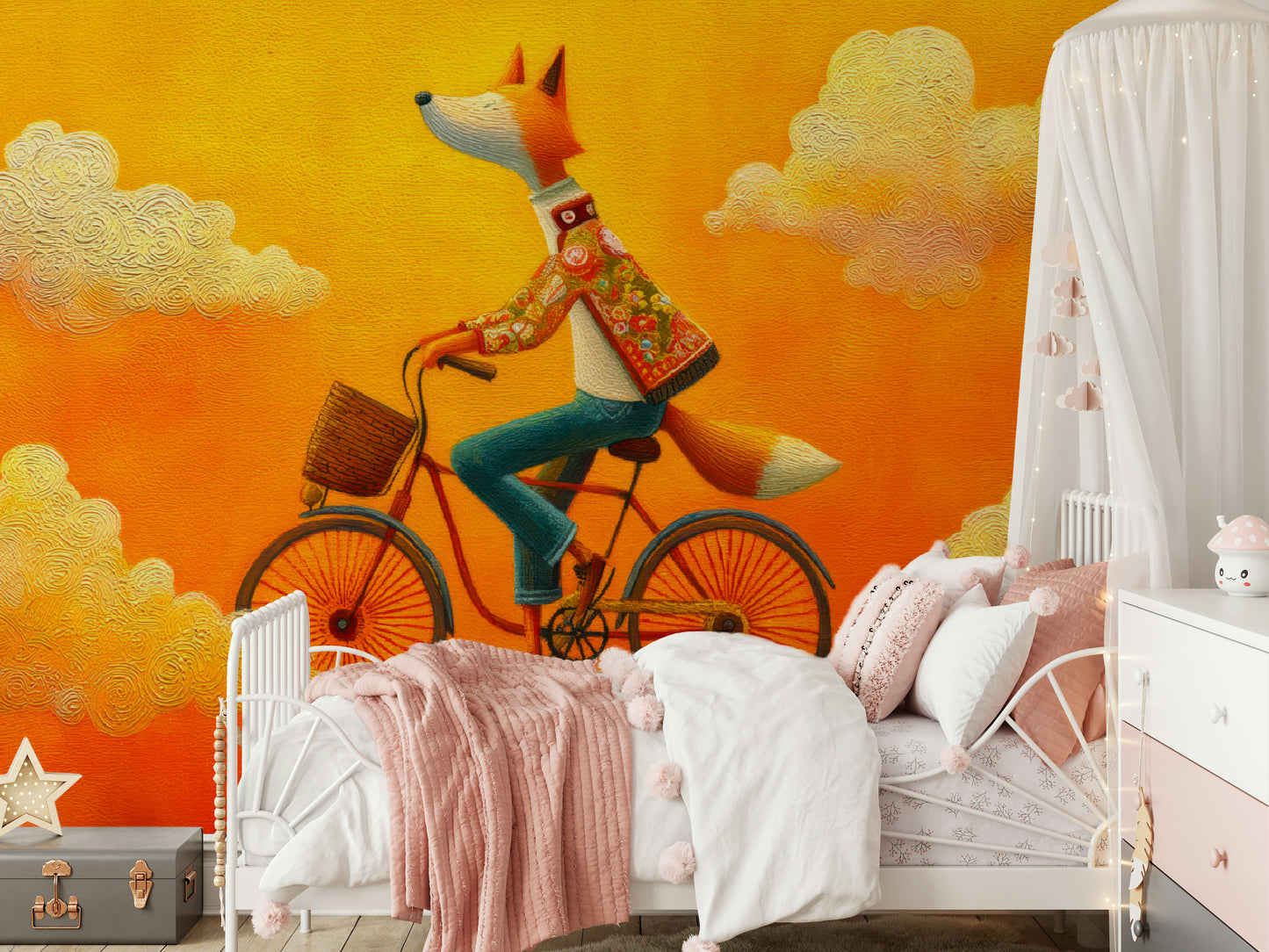 Fox's Aerial Adventure Wall Mural