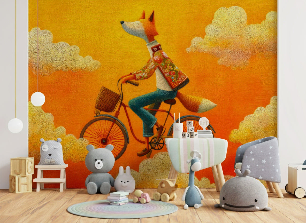 Fox's Aerial Adventure Wall Mural