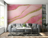 Rose Gold Glamour wall mural

