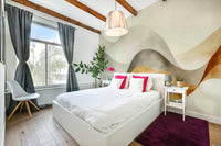 Warm earth tone wall mural

