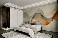 Bedroom sand dunes mural

