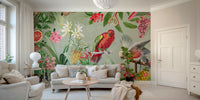 Enchanted Vintage Garden of Eden wall mural for walls

