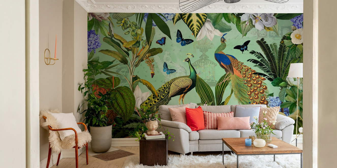 Enchanted Garden mural wallpaper

