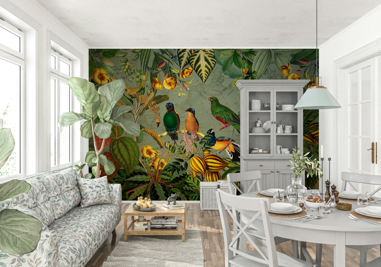 Tropical Explorers' Chart Wall Mural