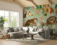 Enchanted Rainforest mural wallpaper

