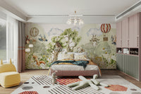 Nature-inspired wallpaper for nurseries

