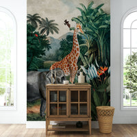 Easy install exotic mural

