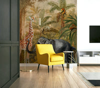 Bedroom wild nature wallpaper

