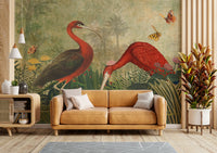 Natural tones wallpaper design

