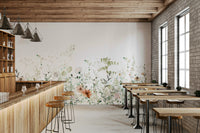  Pastel flower wallpaper design

