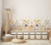 Durable botanical mural wallpaper

