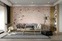 Elegant rose mural wallpaper

