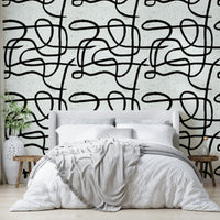 Calm and clean wallpaper with Japanese and Nordic influences.


