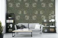 Refined floral wallpaper for interiors


