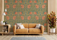 Handcrafted William Morris wallpaper

