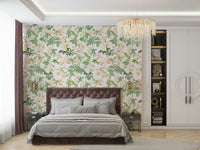 Vintage-inspired rose wallpaper for cozy interiors

