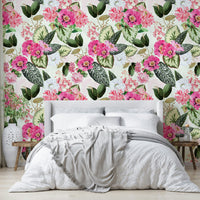 Intricate botanical design for a fresh and organic room feel

