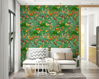 Tropical wallpaper bringing the beauty of the jungle into your home

