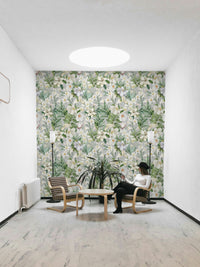 Serene Botanical Bloom wallpaper with soothing natural patterns.

