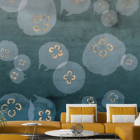 Elegant jellyfish mural wallpaper perfect for peaceful interiors.


