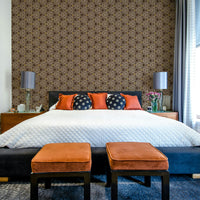 Unique African-inspired mural wallpaper for a cultural vibe.

