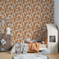 Warm beige wall mural for Mediterranean-inspired homes.


