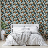 Elegant vineyard-inspired mural wallpaper for cozy rooms.

