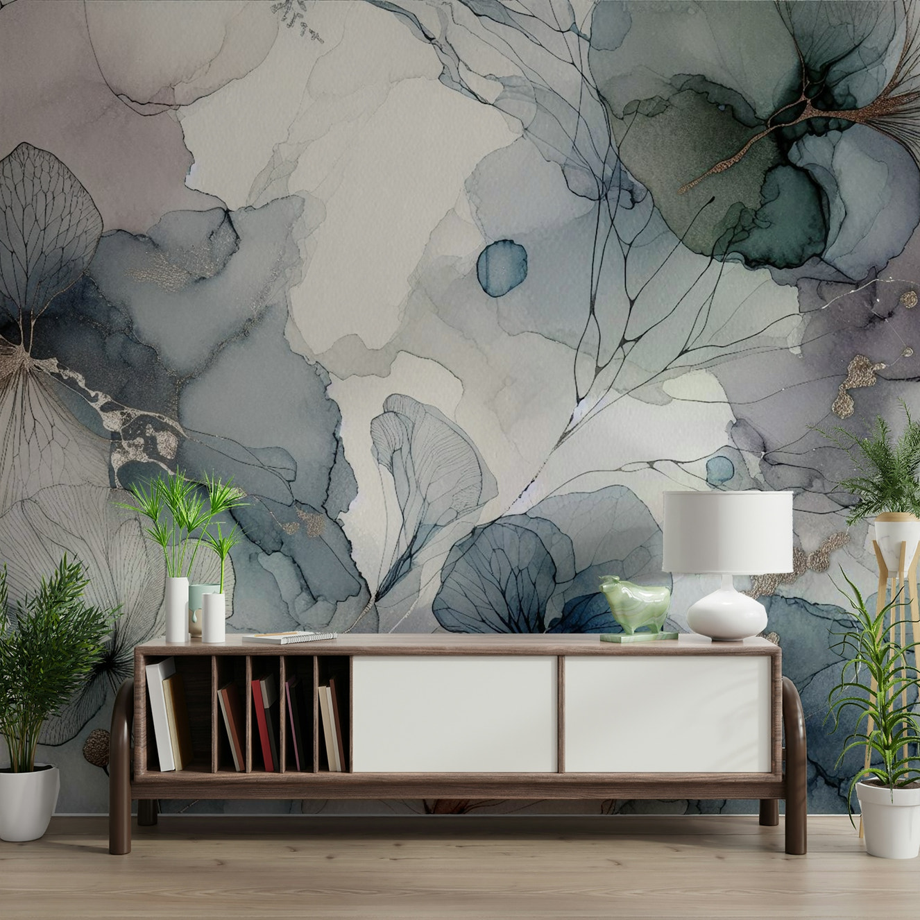 Dreamy Petals Wall Mural