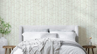 Elegant Lines Decor wallpaper in bright rosy

