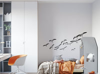 Flying Birds Vertical Wall Mural bringing nature’s beauty indoors.

