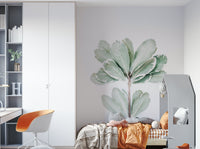 Delicate leaf pattern mural wallpaper for walls

