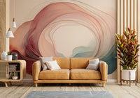Calming, soothing Sweet Sleep Portal mural perfect for bedrooms.


