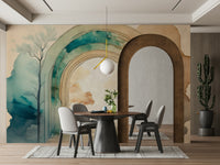 Natural Dream Portal mural bringing a tranquil, calming atmosphere.

