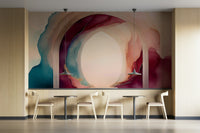 Soft celestial elements in Mayoral Sleep Portal mural wallpaper.

