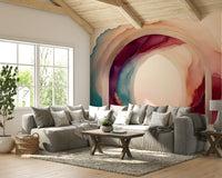 Gentle celestial design in the Mayoral Sleep Portal wall mural.

