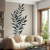Botanical Silhouette II wallpaper mural adding sophistication.

