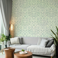Organic Flow Wallpaper for calming interiors

