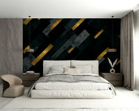Beautiful shooting stars at night wall mural for dreamy spaces

