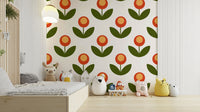 Stylish vintage floral wallpaper perfect for modern homes.

