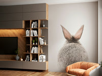 Delicate bunny tails wall mural perfect for children’s rooms or nurseries.

