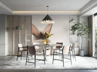 Gentle bunny tail mural with soft textures and light, soothing colors.

