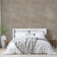 Elegant suede wallpaper in dusty rose shade

