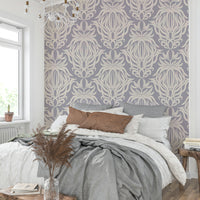 Whimsical and artistic floral wallpaper for lively rooms

