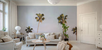Dreamy California beach vibes wall mural with ocean views.

