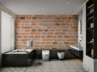 Urban elegance with timeless brick wall mural art

